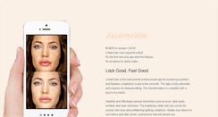Desktop Screenshot of creamcamapp.com
