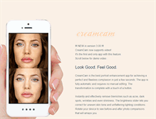 Tablet Screenshot of creamcamapp.com